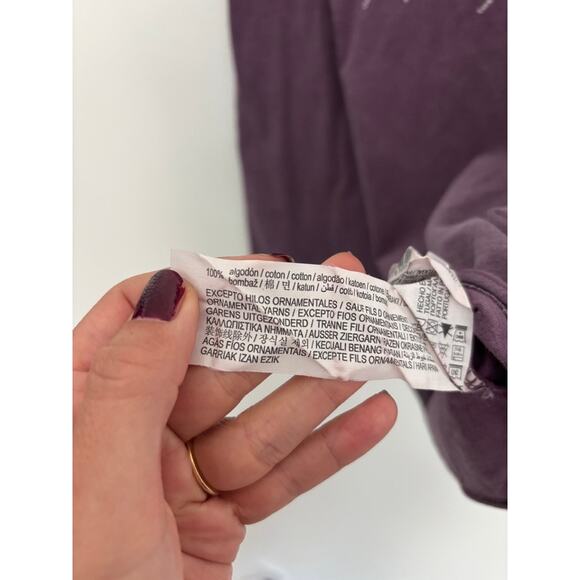 VINTAGE WASH Muscle Tee – Pull & Bear Purple Sleeveless Top – Women’s S - Picture 4 of 6